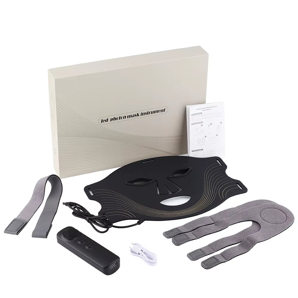 Zenvyra LED Red Light Therapy Mask – Rechargeable Silicone Facial Treatment